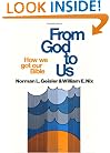 From God To Us:How We Got Our Bible