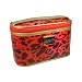 Kenneth Cole Reaction Medium Cosmetic Case Makeup Bag (KC-965157-Pink & Red Leopard)