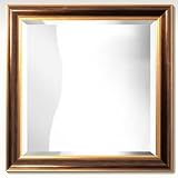 Review PosterPanda.com  / 12x12 Black on Wood Frame - Wall Mirror