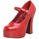 Pleaser High Heels Dolly-50 Rot Pat Größe US 9 / EU 39/40