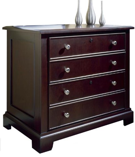 Riverside Crossings Espresso Lateral Locking Drawers