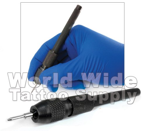 BRASS PEN HOLDER for Skin Marking Pens Tattoo Stencil Outline Design Supply