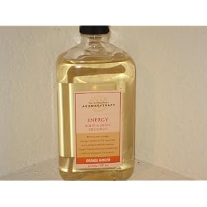 Bath & Body Works Aromatherapy Body & Shine Shampoo – Energy Blend Orange Ginger – 16 Fl. Oz.