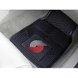 Portland Trail Blazers NBA Heavy Duty 2-Piece Vinyl Car Mats (18x27")"