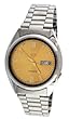 Men's Seiko 5 Automatic Dress Watch Gold Dial