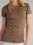 Alternative Apparel Quality Style Tear-Away Ladies T-shirt Tee Shirt - Cigar, XL
