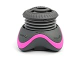 Kinivo ZX100 Mini Portable Speaker with Rechargeable Battery and Enhanced Bass Resonator (Grey-Pink)