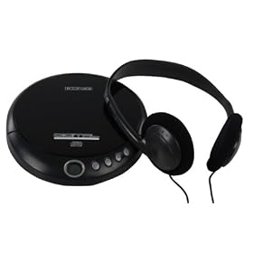 K�nig - HAV-DISC11 - Baladeur CD avec Casque st�r�o - Noir