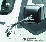Rampage 7617 Black Side Mirrors for Jeep CJ 1955-86