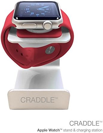 Apple Watch Stand Apple Watch Charging Station - Choose From 6 Colors To Match Your Apple Watch Band Or Style - Complements All Apple Watch Models - Aluminum Build With Surface Protectors - CRADDLE®