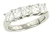 5 Stone Asscher Cut Trellis Diamond Band 1.60cttw