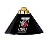 NBA Portland Trail Blazers Three Shade Metal Swags Billiard Table Lamp