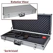 Silver Hard Sided Break Down Gun Case - Sporting Goods > Gun Cases > Break Down Size