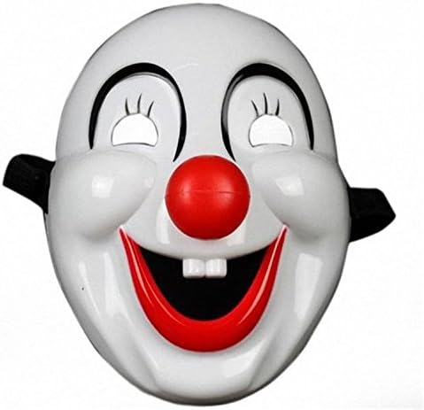 Halloween Hard Plastic Clown Mask Masquerade Mask By U-beauty