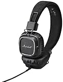 Marshall Major On-Ear Headphones, Pitch Black (4091114)