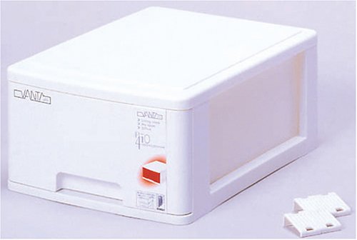収納BOX バンテ 1段タイプ ホワイト P-410 W