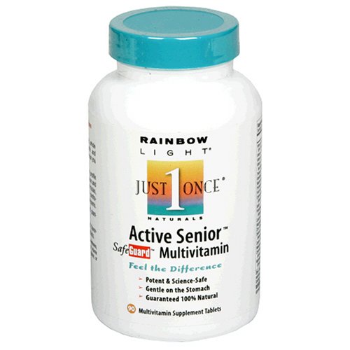 Rainbow Light Just Once Active Senior SafeGuard Multivitamin, Tablets , 90 tablets