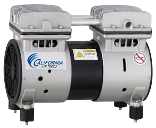 California Air Tools MP100 1.0 HP Ultra Quiet and Oil-Free Air Compressor Pump/Motor