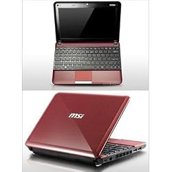 MSI U135-413US 10-Inch Netbook (Red)