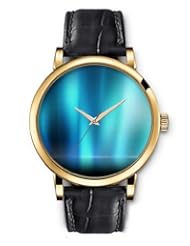 SPRAWL Aanalog Fashion Series Gold Ladies Watches of Genuine Black Leather Strap,Unique Wrist Watch for Women Girls Designed with Blue bars combined