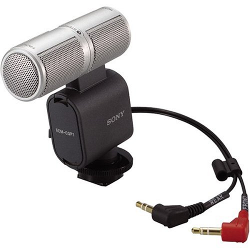 Sony ECMCQP1 Wide Stereo Microphone for DCRHC20/30/40, DCRVX2100 & HDRFX1