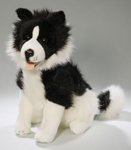 peluche chien border collie