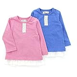 Bobson(ボブソン) 長袖Tシャツ (80～130cm) キムラタンの子供服 (77444x77944-163) ブルー 80