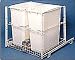 Kitchen & Housewares : Double 30 Quart Pull Out Waste Container
