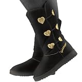 Golddigga Bottes Grandes Alley Femme Noir