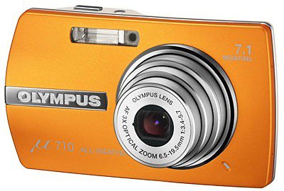 OLYMPUS �f�W�^���J���� ��710 �T���V���C���I�����W ��710ORA