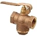 Kingston 305A Series Brass Quick Opening Flow Control Valve, Squeeze Lever, 1-1/4" NPT Female