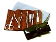 Travel Manicure Kit - Men's Leather Roll Up