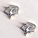 UNH Wildcats Cat Head Earrings