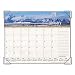 VIODMD14032 - Monthly Desk Cal,Scenic Photos,4 Clear Corner Binding,22x17