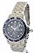 MENS CROTON STEEL CHRONO DIVERS DATE WATCH CC311083SSBL