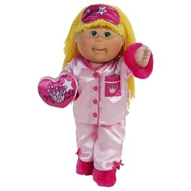 Cabbage Patch Kids - Limited Edition Blonde Doll with Pink Pajamas by