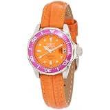 Invicta 11446 Pro Diver Mini Orange Dial Orange Leather Watch