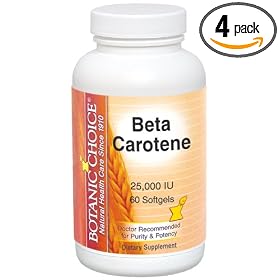 Botanic Choice Beta Carotene (Pack of 4) by Botanic Choice