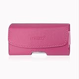 Leather Pouch Protective Carrying Cell Phone Case for BlackBerry Pearl 8110 ....