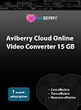 Aviberry Cloud Online Video Converter 15GB - 1 month subscription [Download]