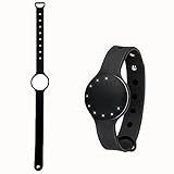 Wrist Strip for Sport Band, iCrown(TM) StarShine Series Sport Band Loop for Misfit Shine Activity and Sleep Monitor, Classical Black