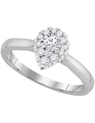 0.39CTW-DIA BRIDAL RING