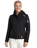 Spyder Women's Prevail Jacket, Black/Black, 8
