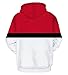 Hmamliel Men's Pokemon elves ball loose hooded casual printing fleece