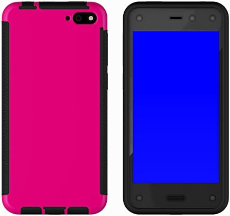 For Fire Phone Case, NewPlus [Heavy Duty defender] Full-Body Protected with Built-in Screen Protector, Shock-Resistant, Anti-Scratch and Dust Protection (Magenta)