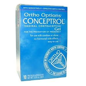 Conceptrol Vaginal Contraceptive Gel (10 pack) by Ortho Options