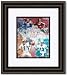 Johnny Unitas Autographed Baltimore Colts 8x10 Photo (with Dan Marino, Joe Montana, and John Elway)- Custom Framed