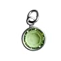 Sterling Silver August Birthstone Charm - Hangs on Loving Family Mother's Loving Embrace Pendant