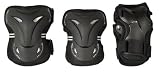 L.A. Sports - Ensemble de protection femme (poignet, genou, coude) - Multicolore - Taille M