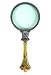 The Write Style Magnigying Glass with Glass Handle- Yellow